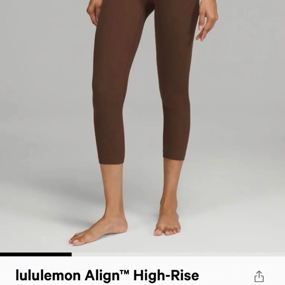 lululemon java align leggings size 4 *NWT*